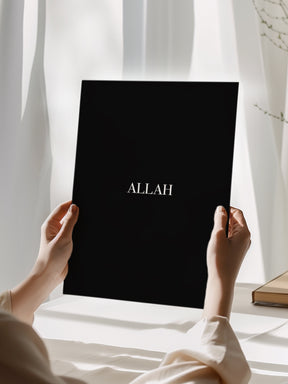 ALLAH Black Edition Poster