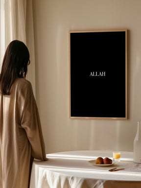 ALLAH Black Edition Poster