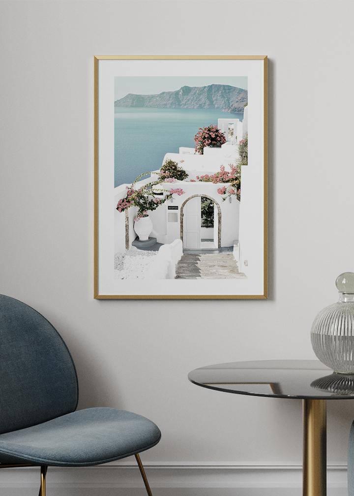 Santorini Poster - KAMANART.DE