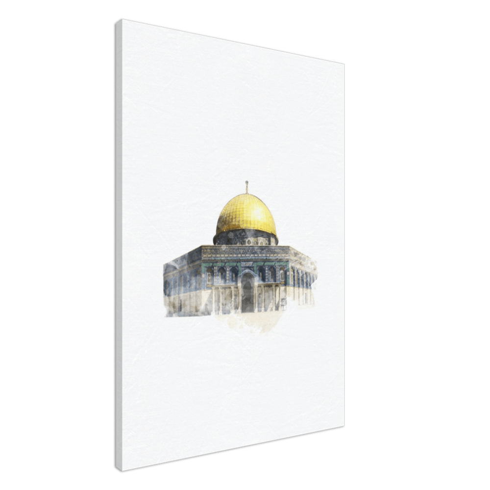 Al Aqsa Watercolor Canvas