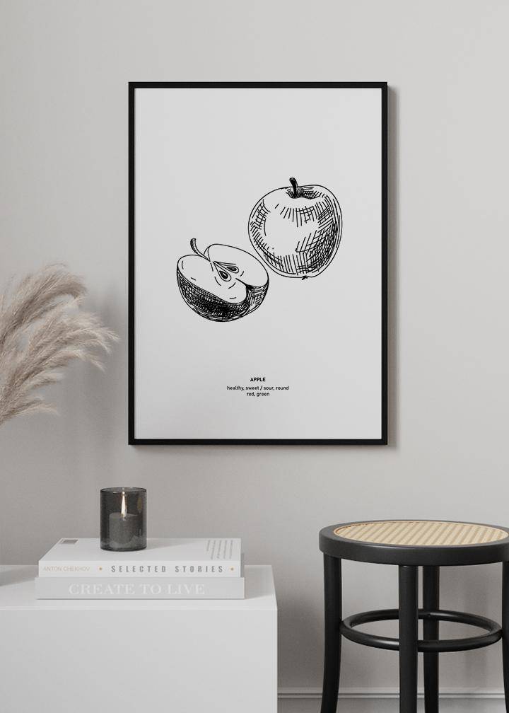 Apple Poster - KAMANART.DE